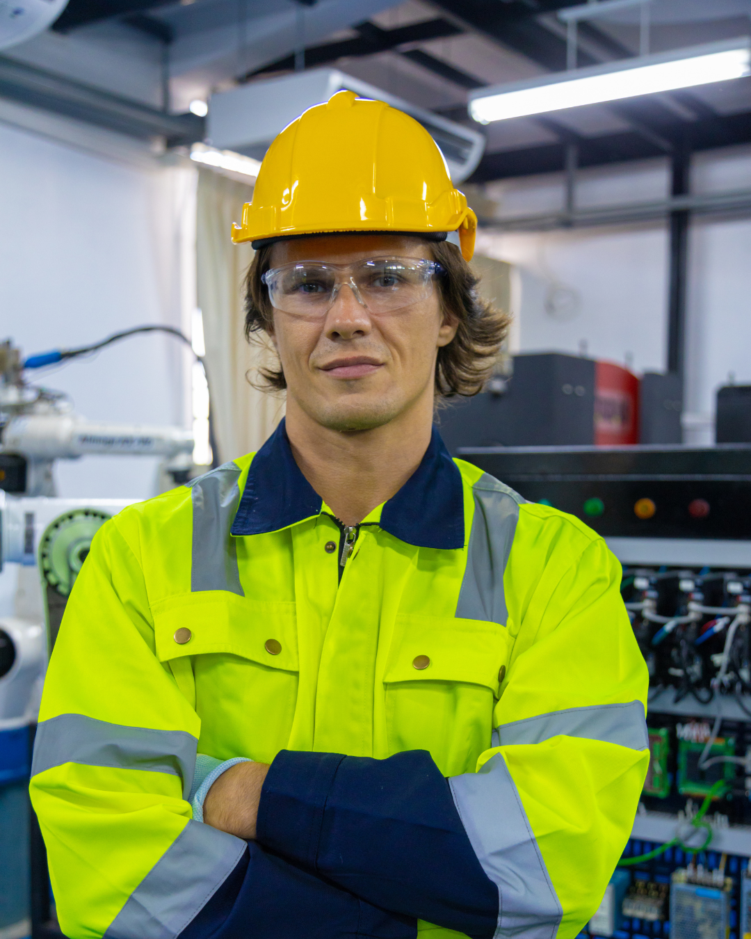 a confident technician